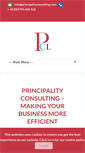 Mobile Screenshot of principalityconsulting.com